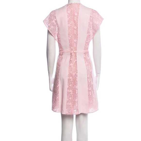 GIAMBATTISTA VALLI Lace Pattern Mini Dress light pink - Picture 2 of 8